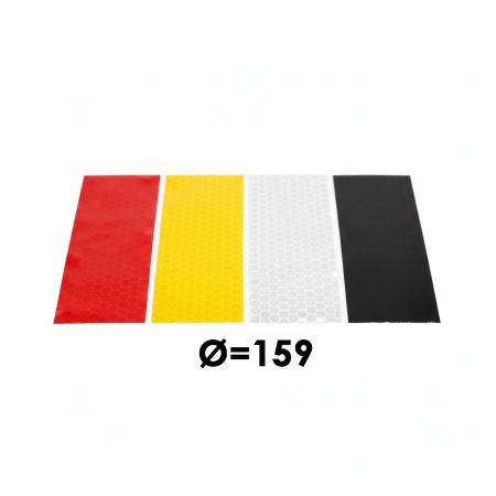 Світлоповертаюча наліпка для колесоовідбійників 159 - МКН-159-10