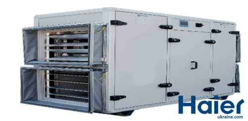 Зовнішній блок в якості ККБ Haier 1U24GS1ERA + Контролер Haier AHU DX