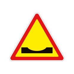 Дорожній знак 1.12 Вибоїна