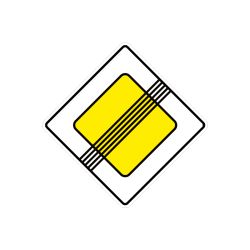 Дорожній знак 2.4 Кінець головної дороги