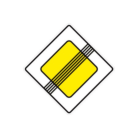 Дорожній знак 2.4 Кінець головної дороги