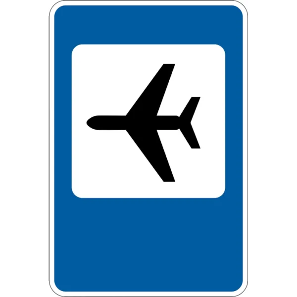 Дорожній Знак 5.71 Аеропорт