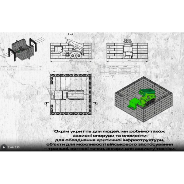 Купити модульний ангар для техніки, захисні споруди та бомбосховища — Ціна, Доставка по Україні