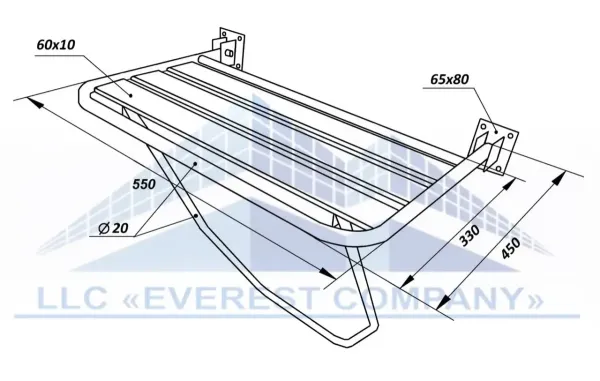 Сидения для душевой кабины 450