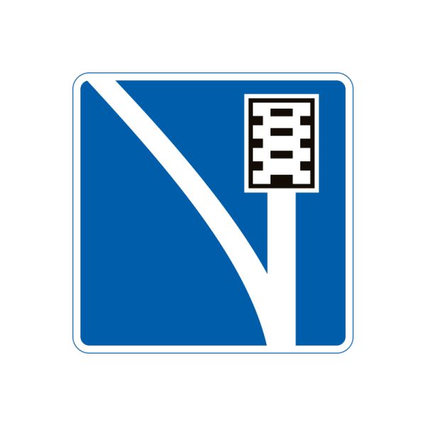 5.25 Полоса движения для аварийной остановки