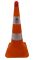 Конус дорожный пластиковый Н-52 см с 2 светоотражающими полосками Premium – для безопасности на дорогах.