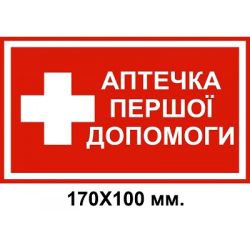 Знак попереджувальний табличка 150х125 мм Обережно Падіння предметів
