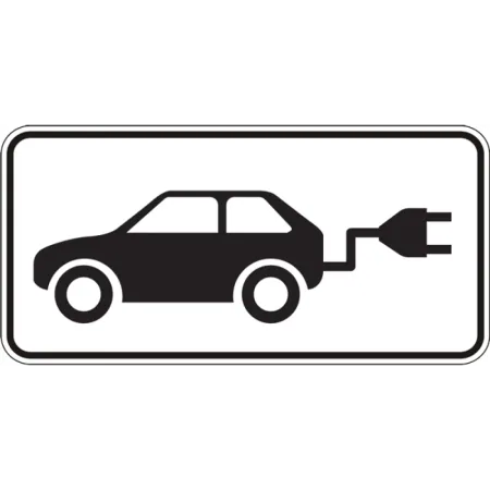 Дорожній Знак 7.23 Місце для Зарядки Автомобілів