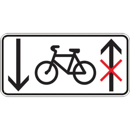 Дорожній Знак 7.29.3 Напрямок Руху Велосипедистів