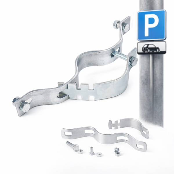 Комплект крепления дорожного знака к стойке