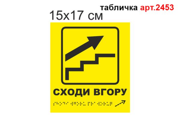 Табличка Брайля №2453