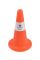 Конус пластиковый Н-35 см со светоотражающей полоской КД02