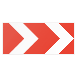 Дорожній знак 1.4.4 Напрямок повороту