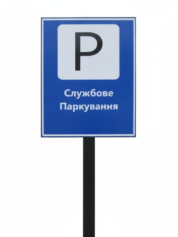 Переносная парковочная табличка купить в Киеве