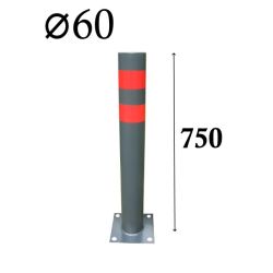 Паркувальні стовпчики для огорожі паркування Ø60 ↕750 мм