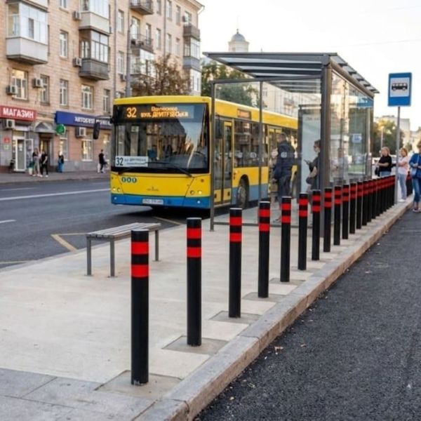 Купити «Стовпчик паркувальний «Рондо» Ø60 ↕750 мм (бетонування)» онлайн