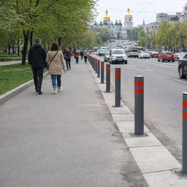 Купити металевий стовпчик для огорожі