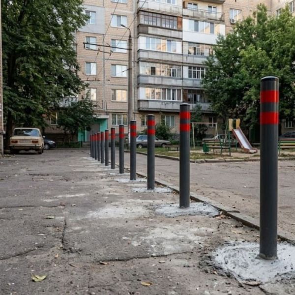 Купити «Стовпчик паркувальний «Рондо» Ø60 ↕1000 мм (бетонування)» онлайн