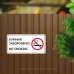 Табличка "Куріння заборонено! No smoking" TIK-0009