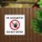 Табличка "Не заходити. Do not enter" TIN-0007