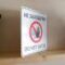 Табличка "Не заходити. Do not enter" TIN-0007