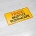 Табличка "Увага! Ведеться відеонагляд" TIV-0055