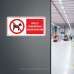 Табличка "Вхід з тваринами заборонений" TTB-0014