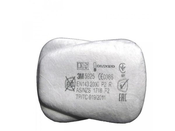 Змінний пилофільтр для респіратора 3М 6000, 3М 7500,5Н11 NIOSH N95, P2 S-BR