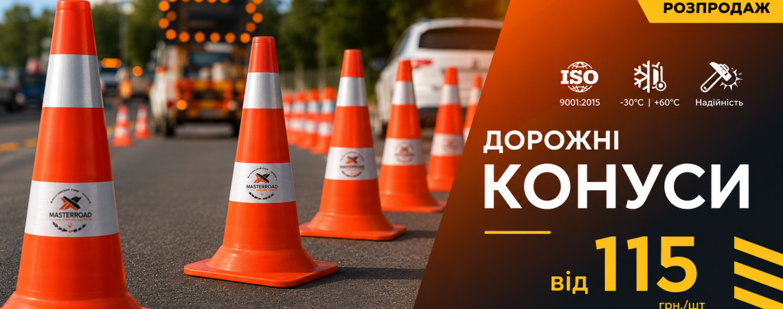 Конус дорожній 